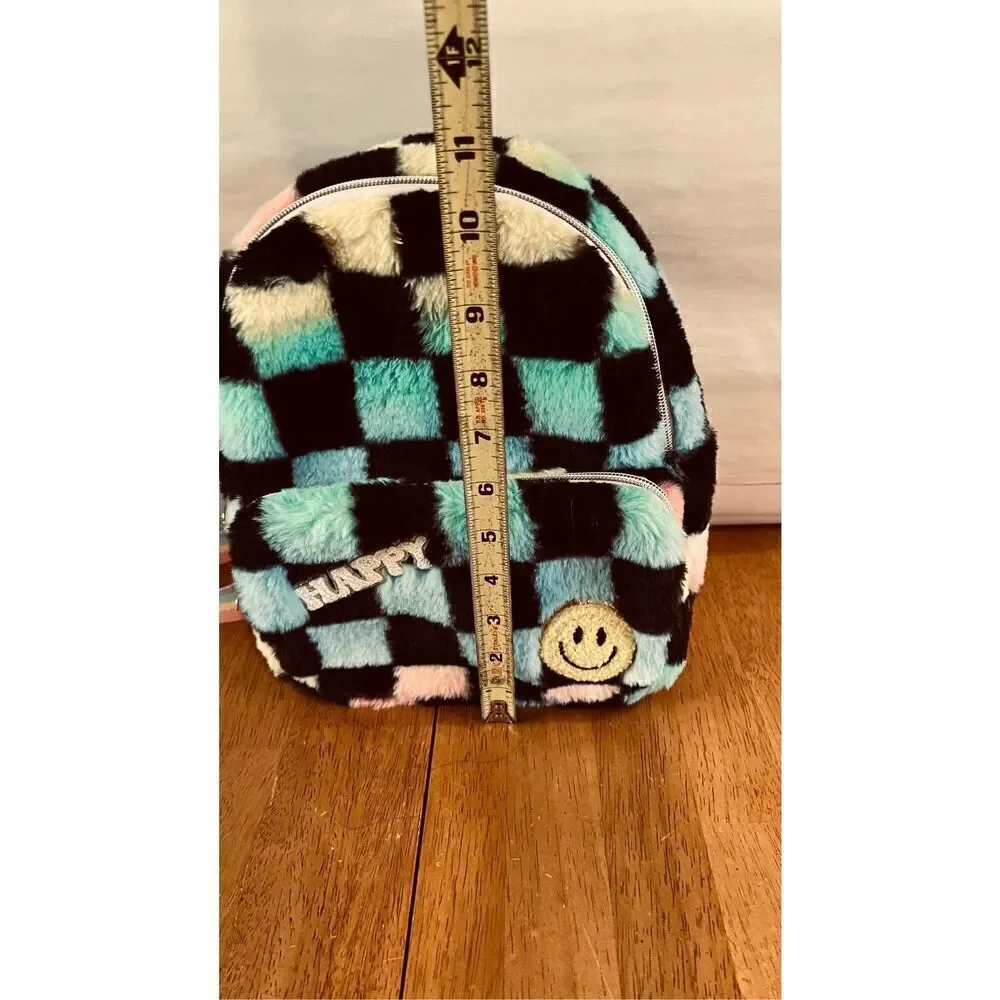 EMOJI FLEECE SOFT BACKPACK BAG MINI